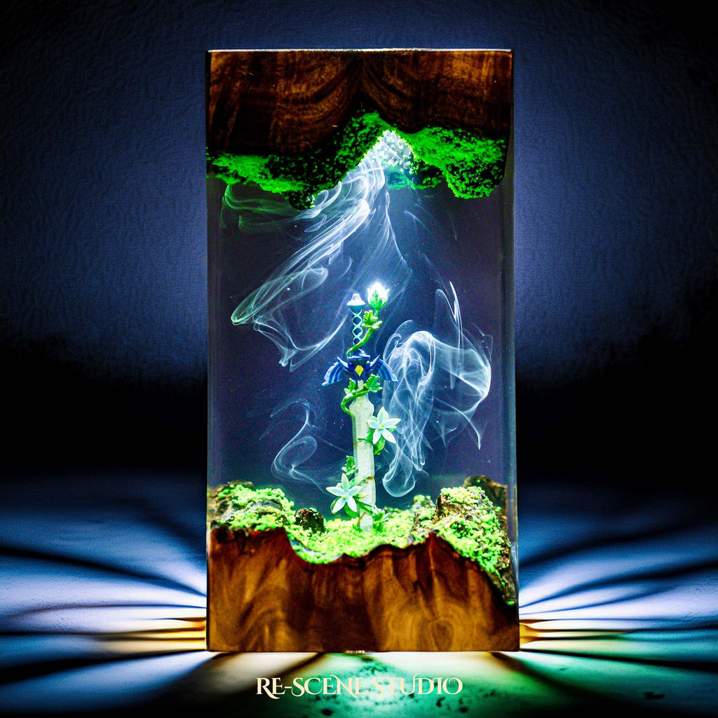 Master Sword & Silent Princess Resin Lamp — view 5