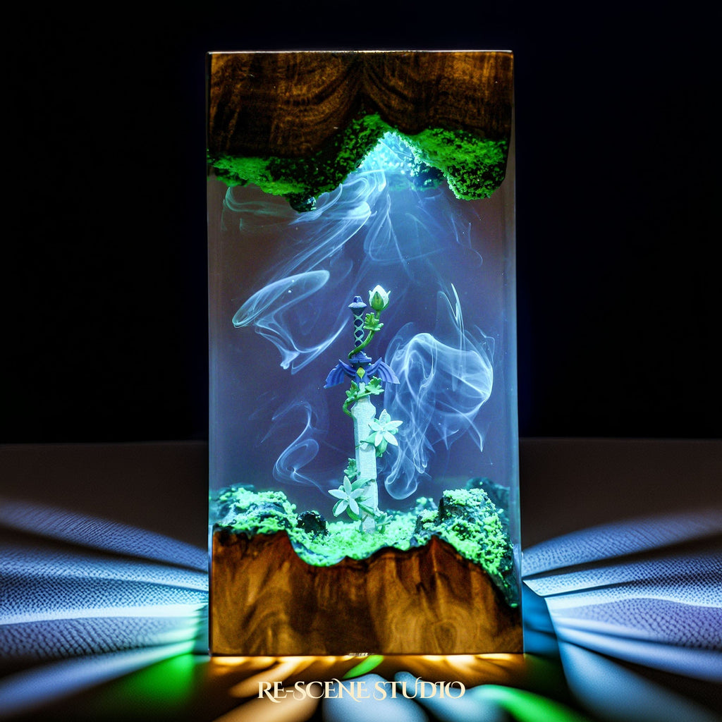 Master Sword & Silent Princess Resin Lamp — view 6