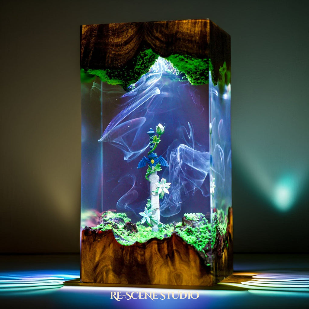 Master Sword & Silent Princess Resin Lamp — view 7