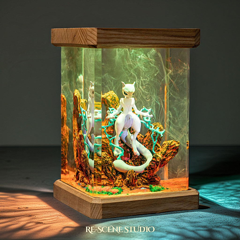 Mewtwo Resin Lamp V1