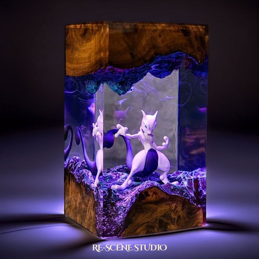Mewtwo Resin Lamp V2 — view 3