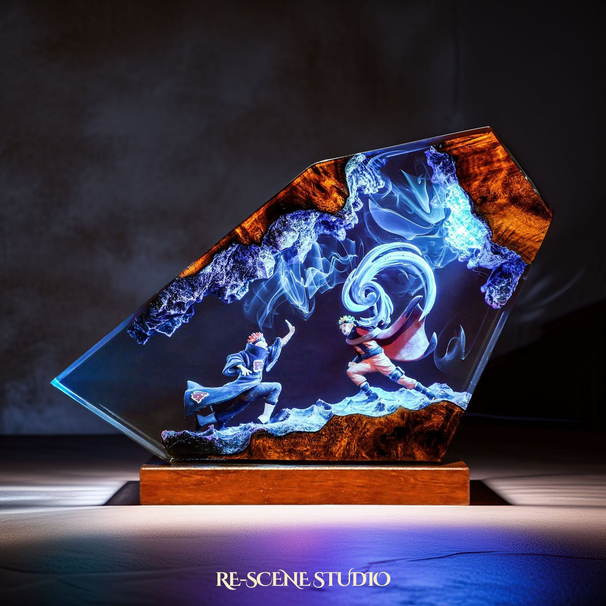 Naruto vs Pain Resin Lamp — view 7