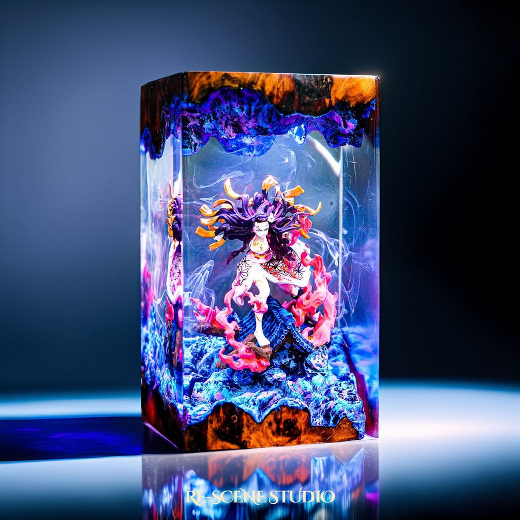Nezuko Resin Lamp V2 — view 5
