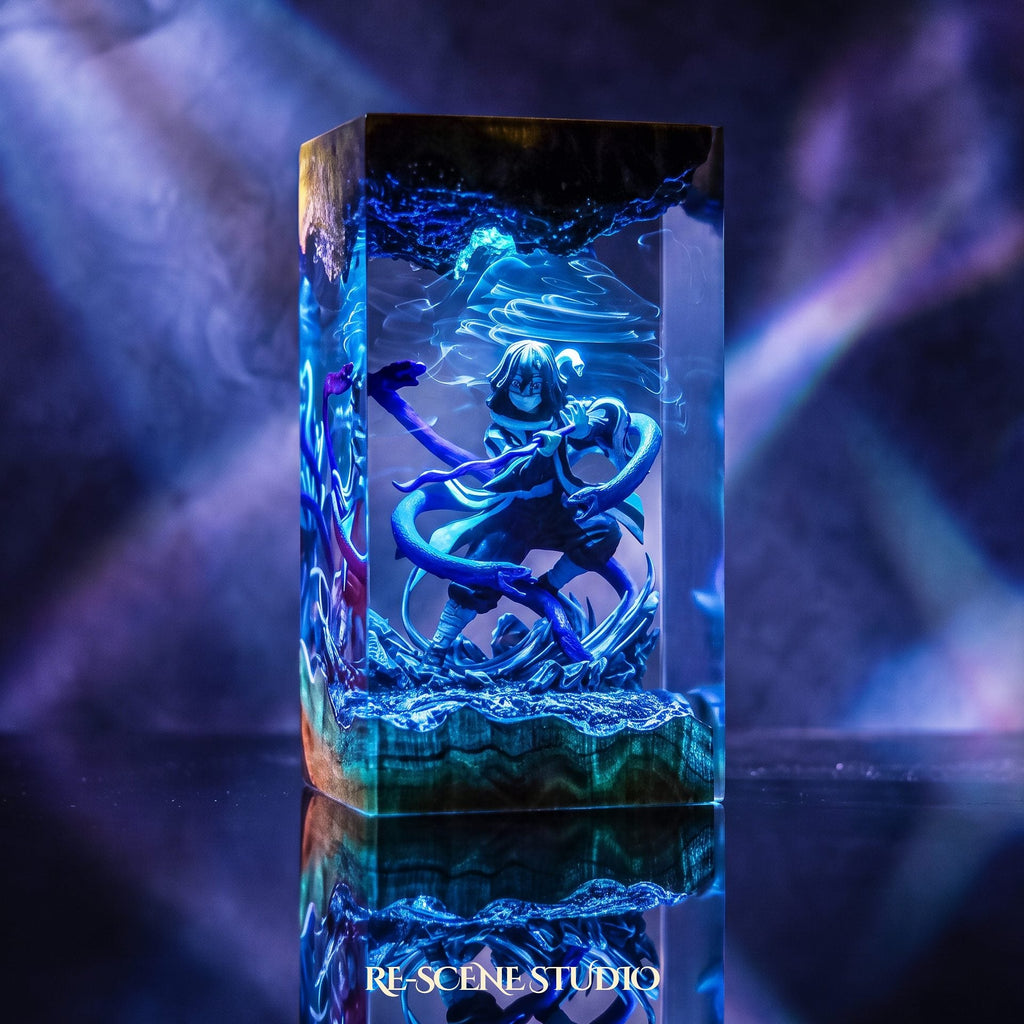 Obanai Resin Lamp — view 2