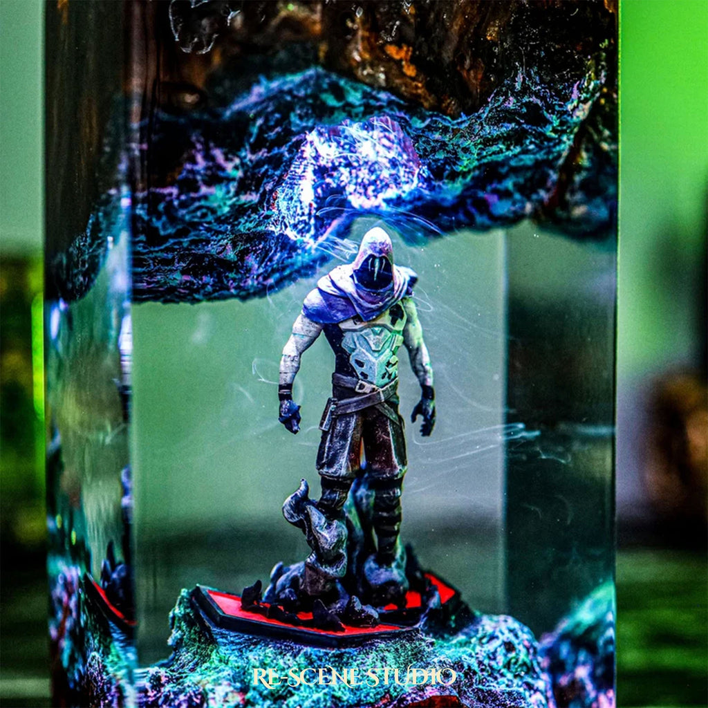 Omen Resin Lamp — view 2