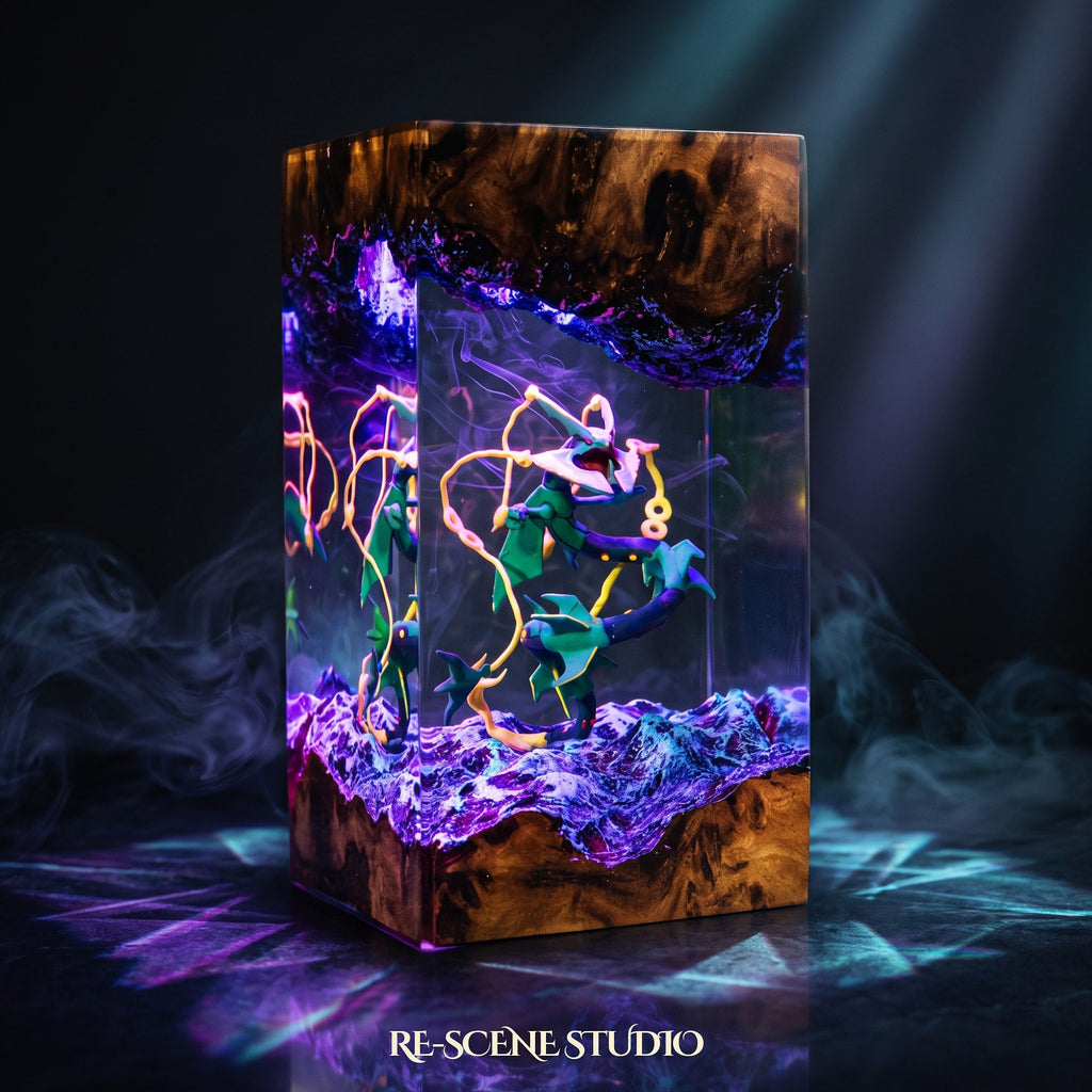 Rayquaza Resin Lamp