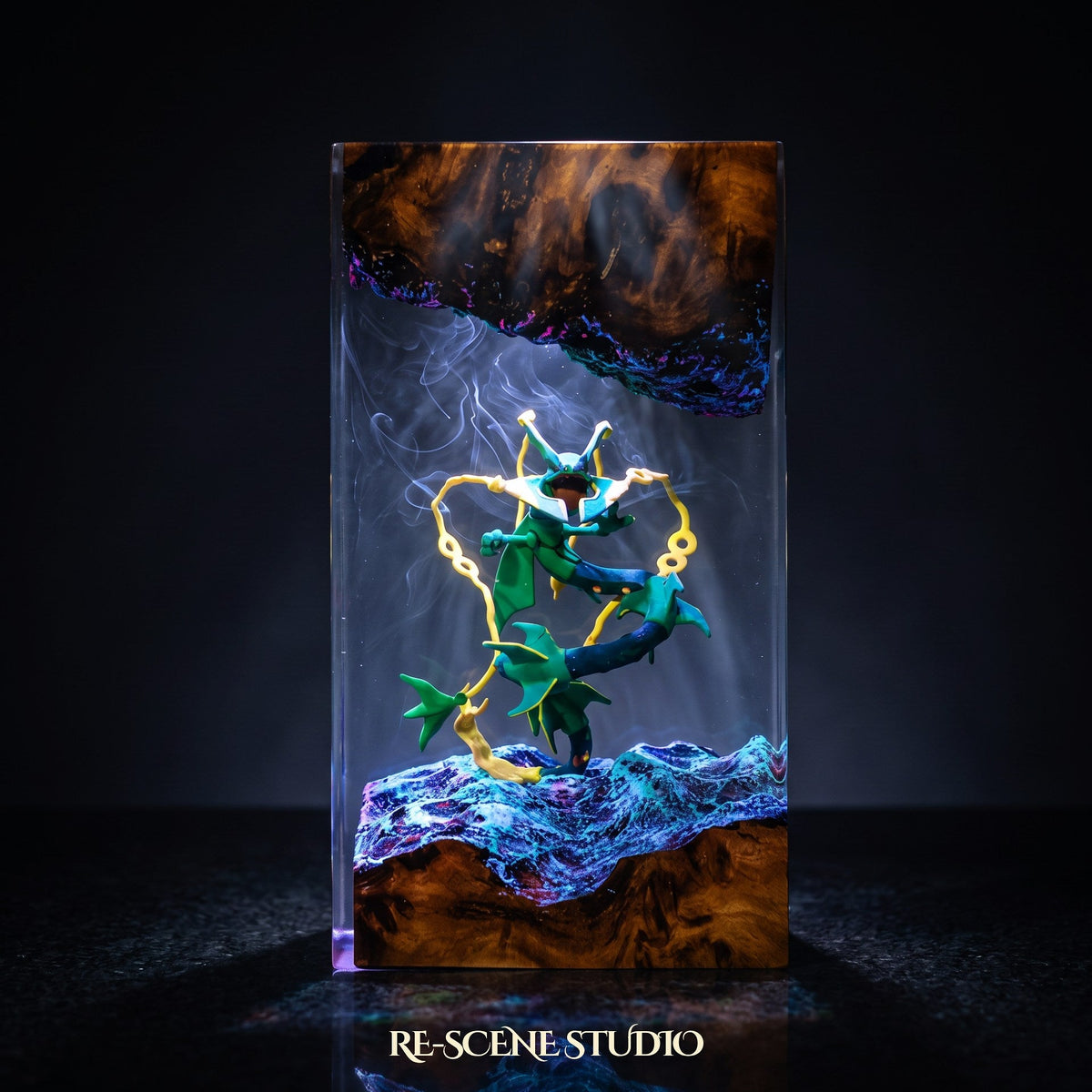 Rayquaza Resin Lamp — view 3
