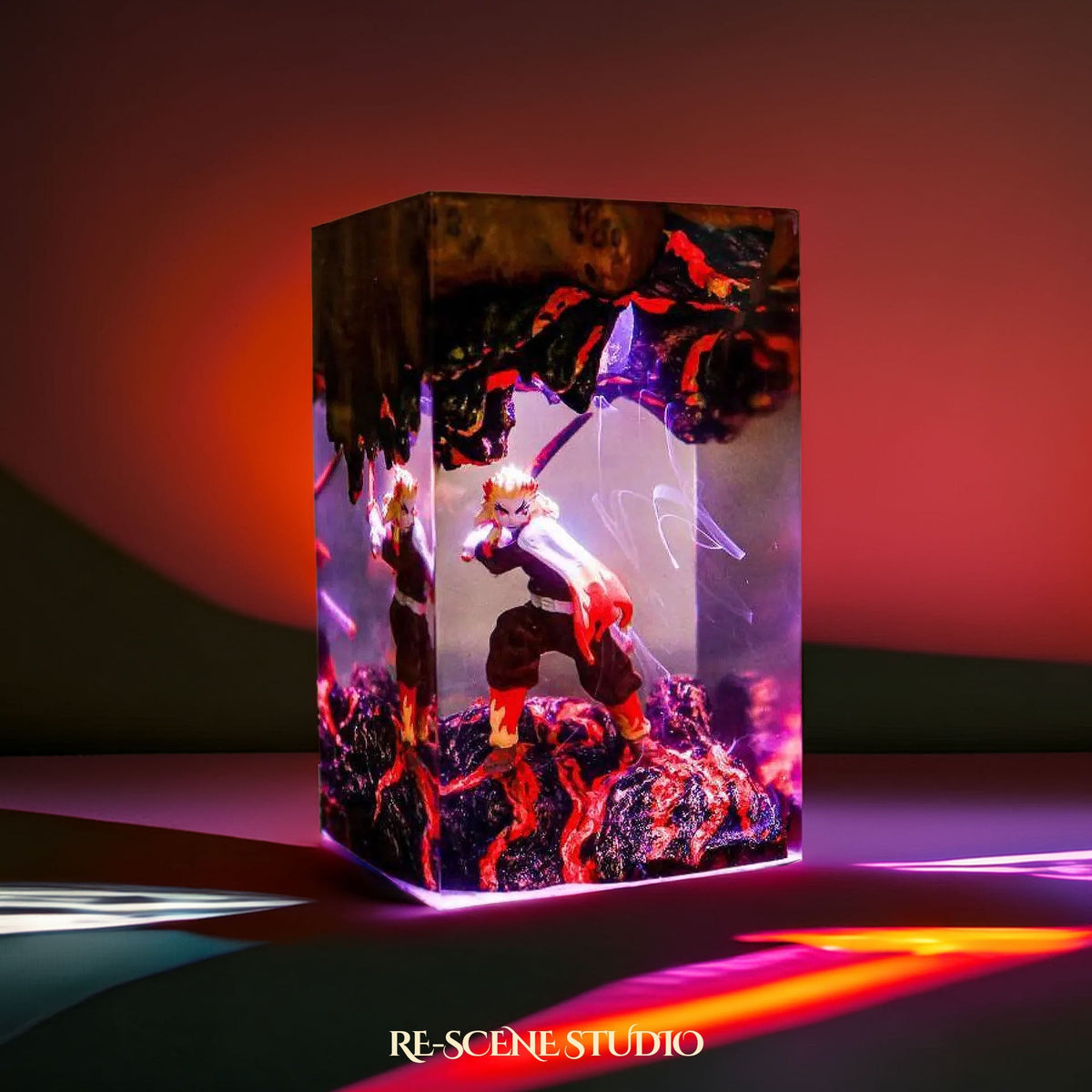 Rengoku Resin Lamp V1 — view 2