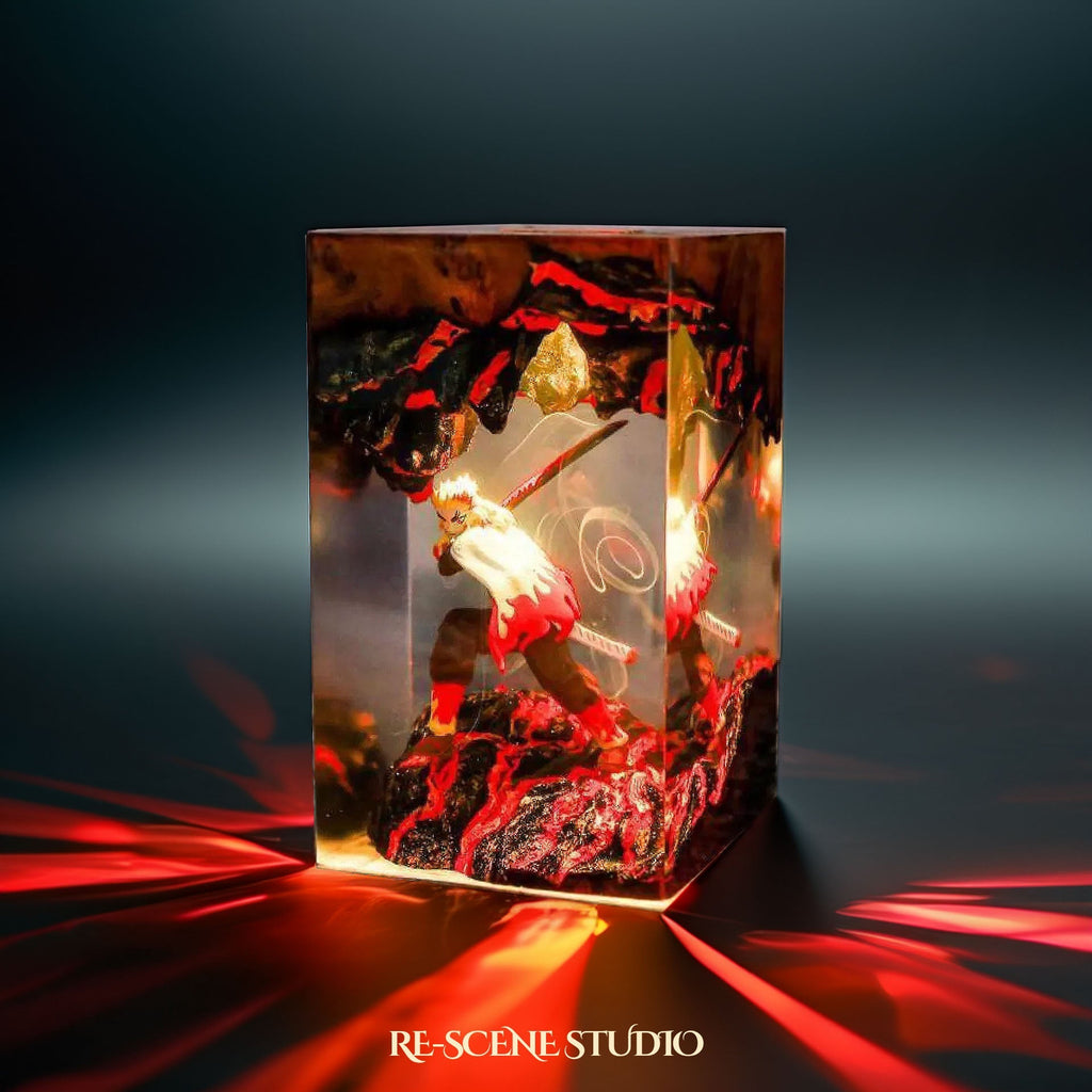 Rengoku Resin Lamp V1 — view 4