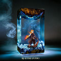 Rengoku Resin Lamp V3