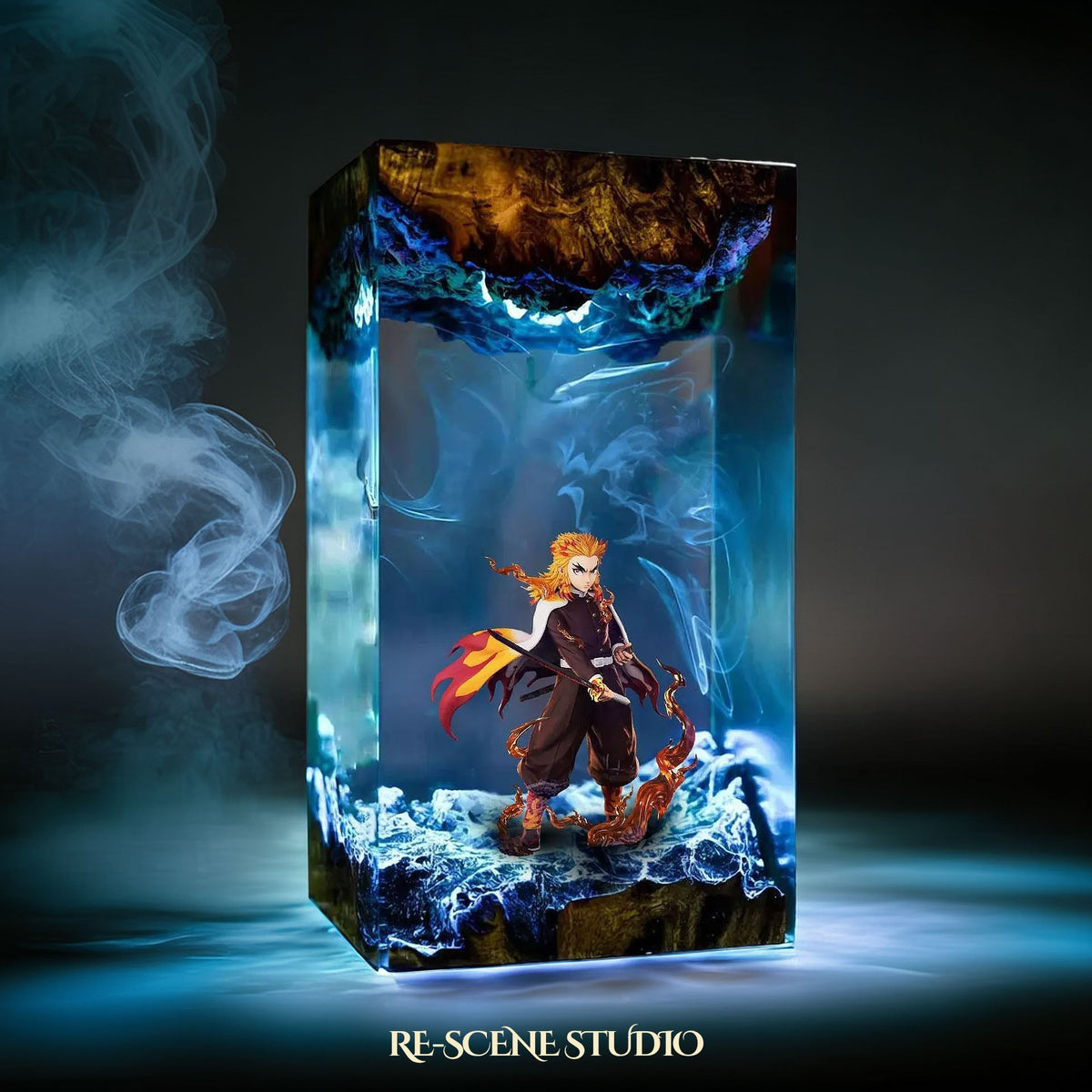 Rengoku Resin Lamp V3