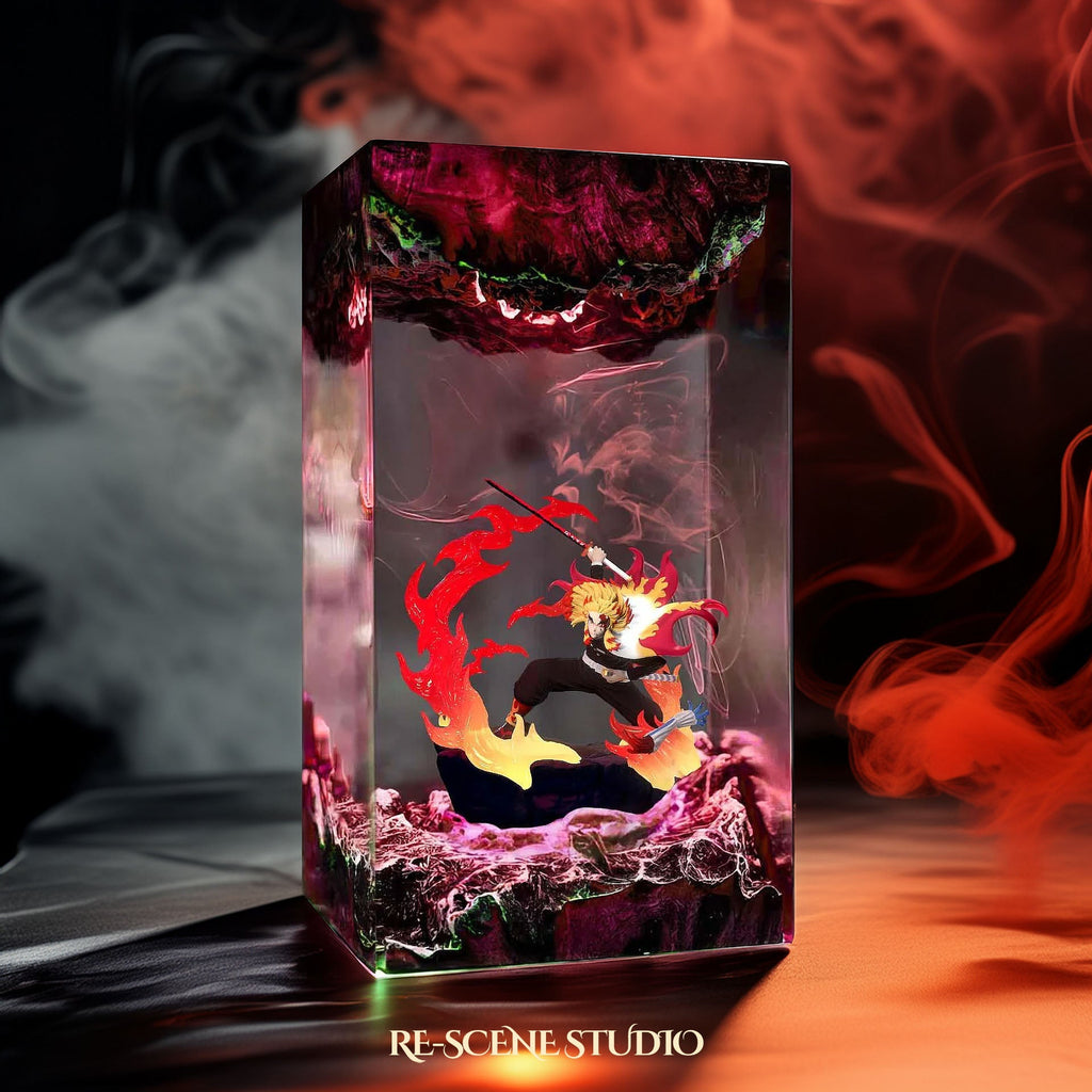 Rengoku Resin Lamp V2