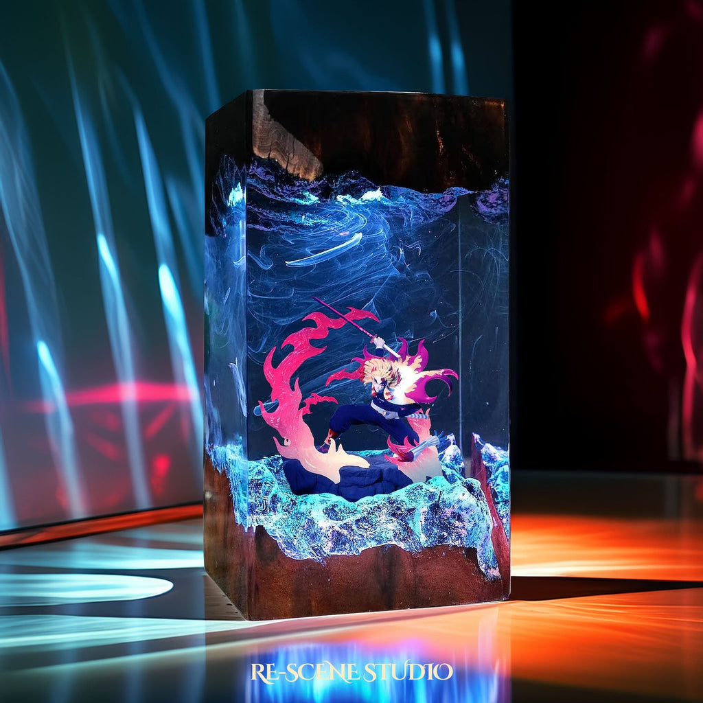 Rengoku Resin Lamp V2 — view 3
