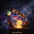 Rocky Cosmic Rock Resin Lamp