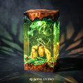 Rocky Pillar Resin Lamp