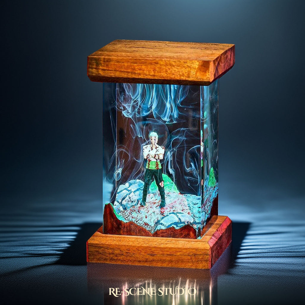 Roronoa Zoro Resin Lamp V2 — view 2