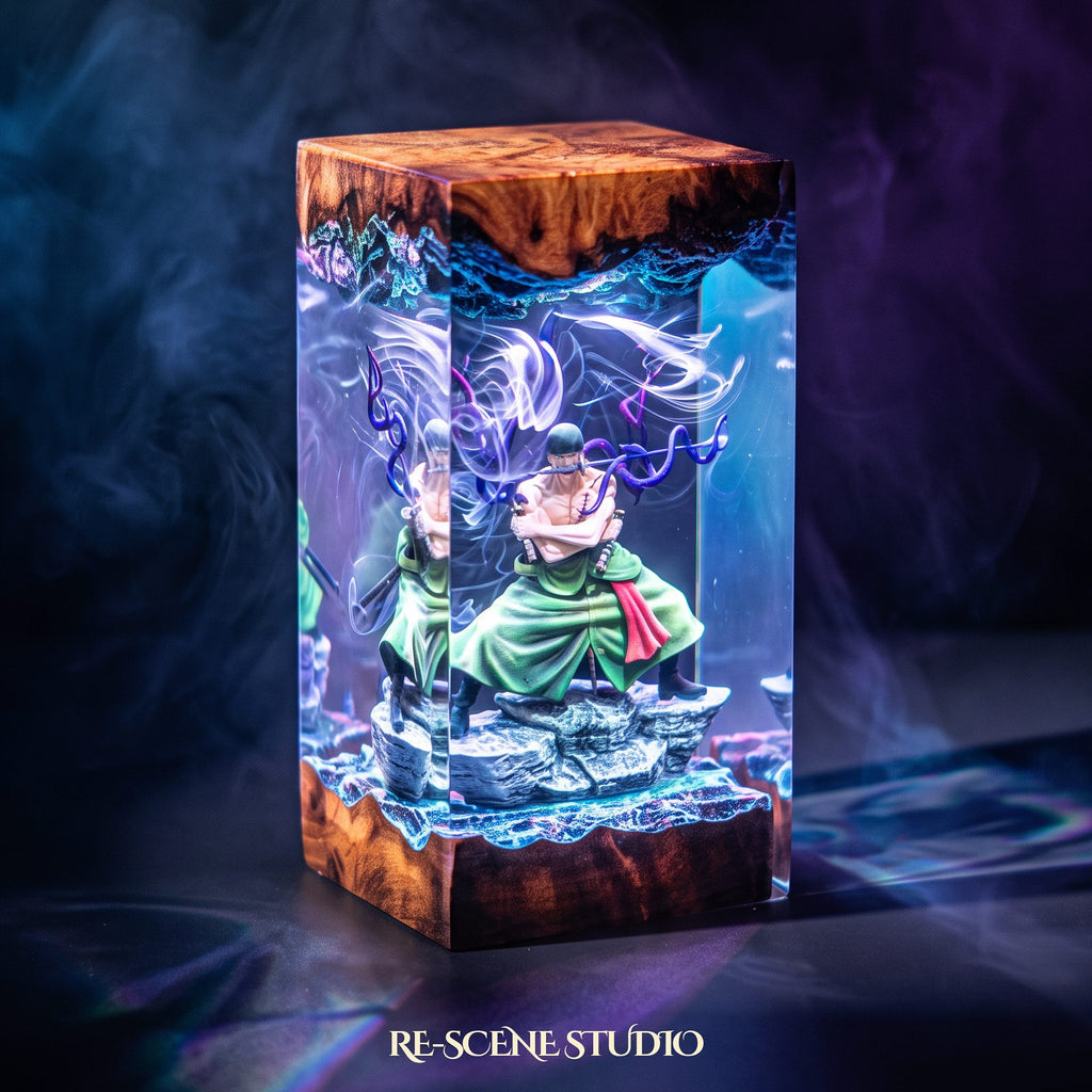 Roronoa Zoro Resin Lamp V6