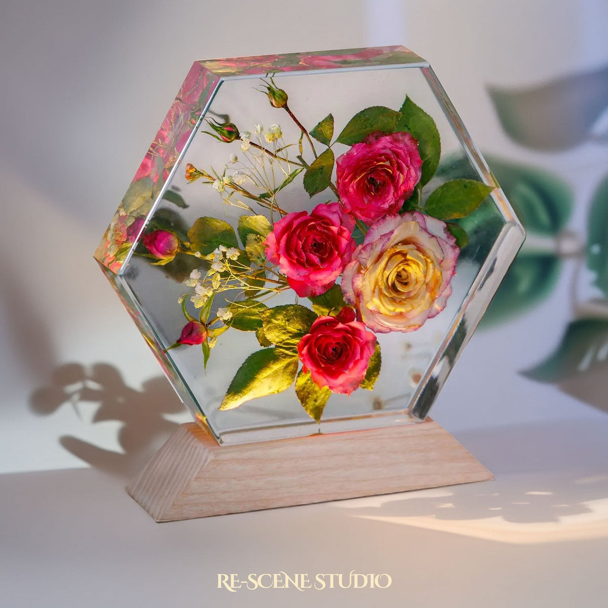 Royal Rose Harmony Resin Lamp — view 4