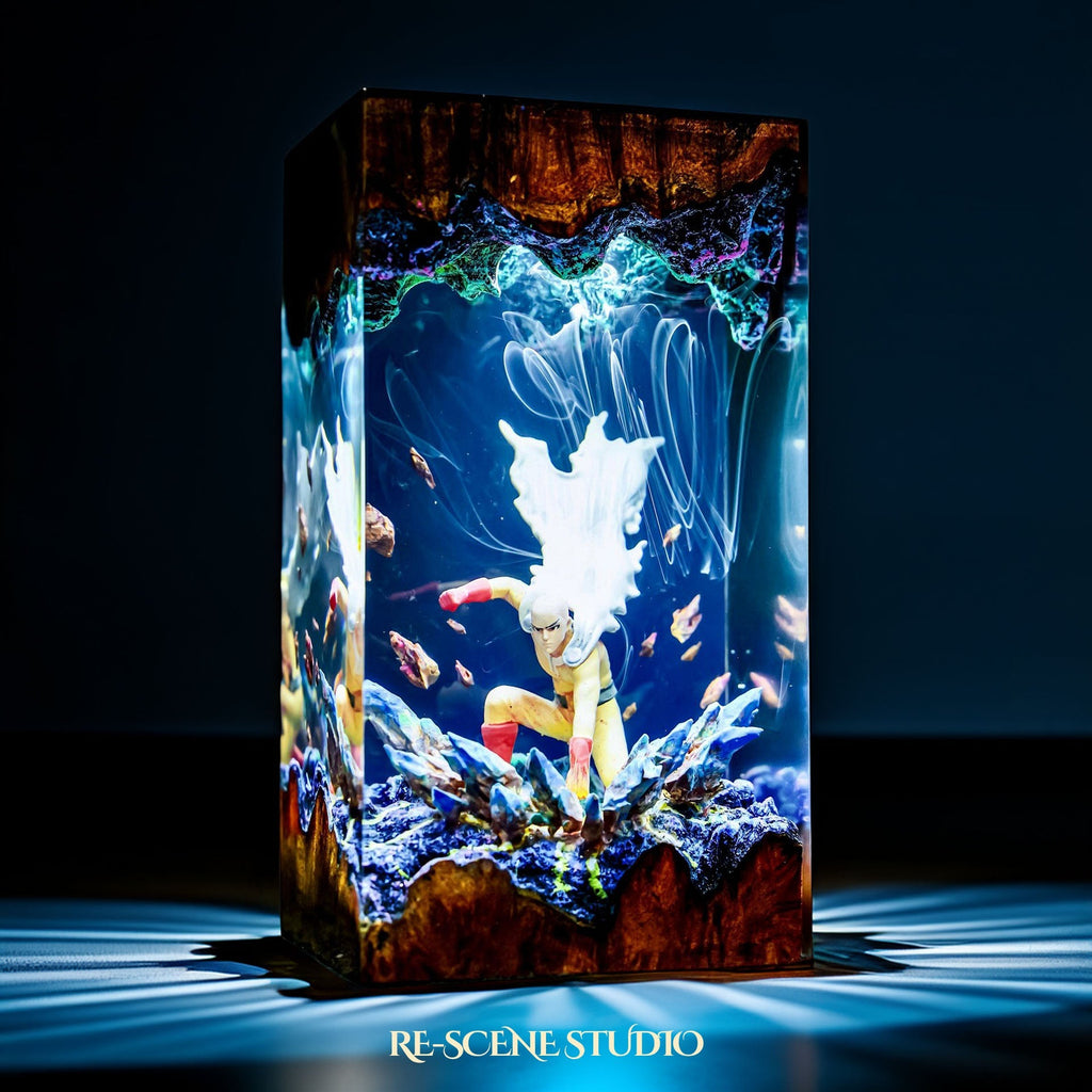 Saitama Resin Lamp