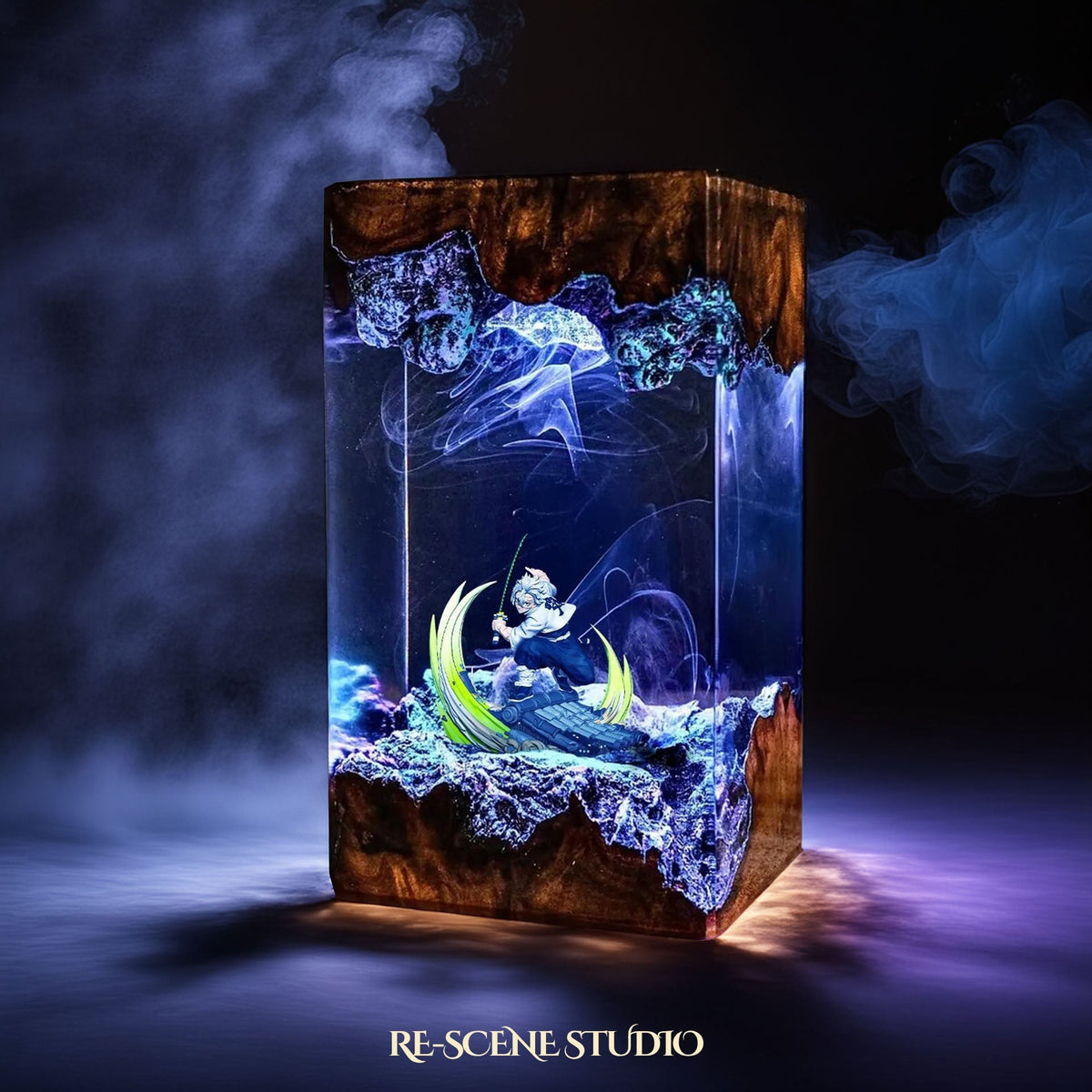 Sanemi Shinazugawa Resin Lamp — view 4