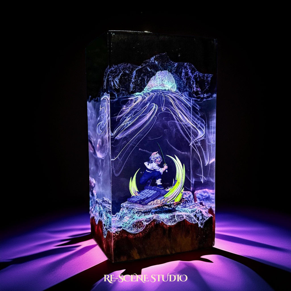 Sanemi Shinazugawa Resin Lamp — view 7