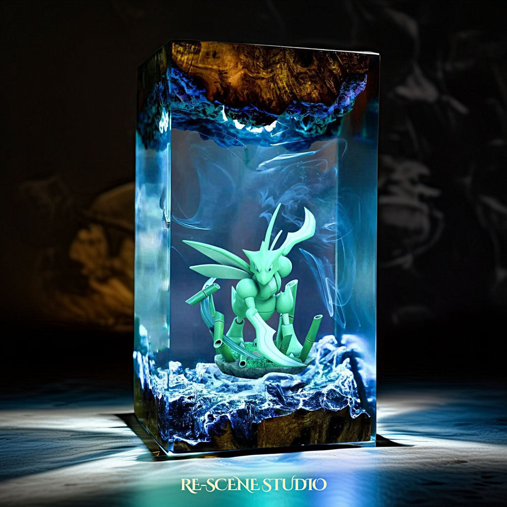 Scyther Resin Lamp — view 7