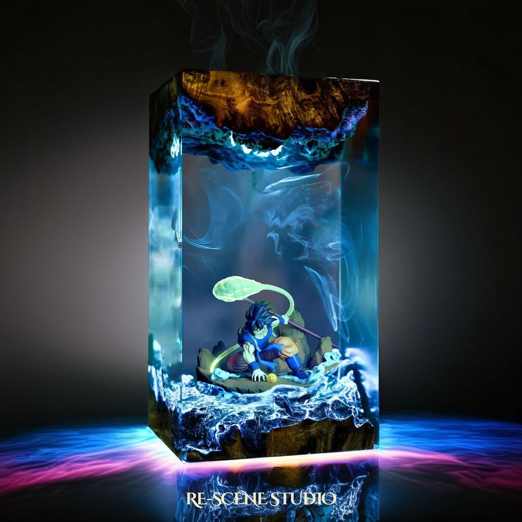Son Goku Resin Lamp — view 3