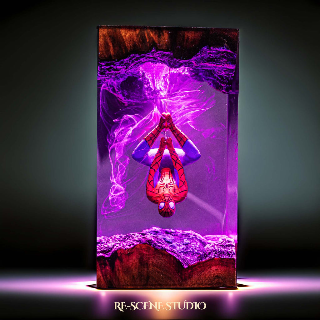 Spider-Man Resin Lamp — view 2
