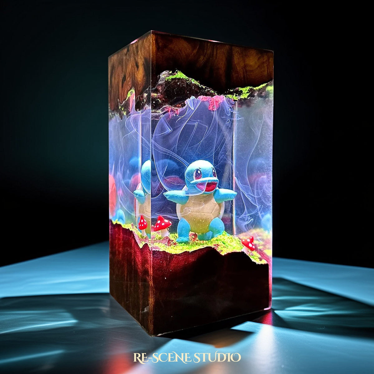 Squirtle Forest Trail Resin Lamp — view 4