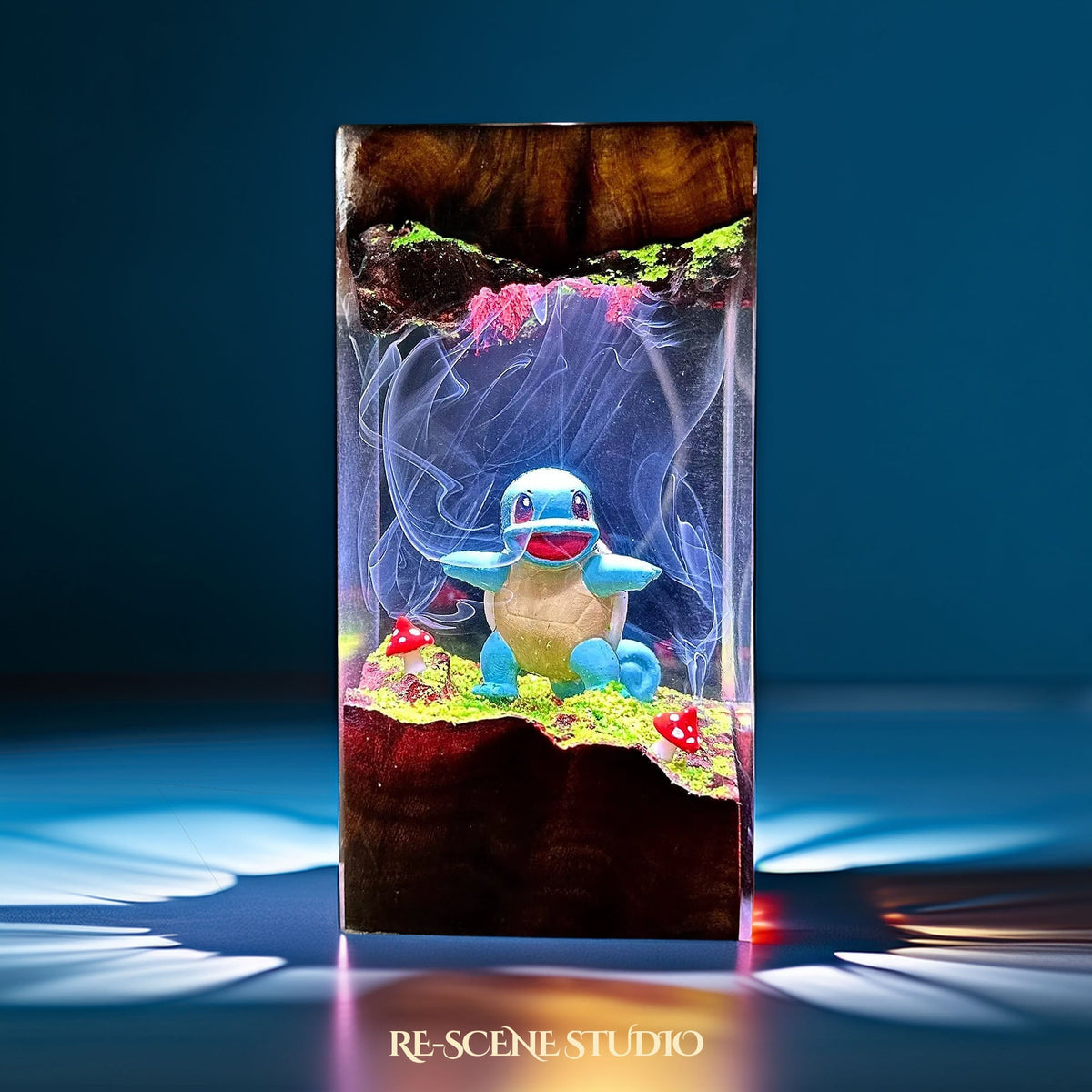 Squirtle Forest Trail Resin Lamp — view 5