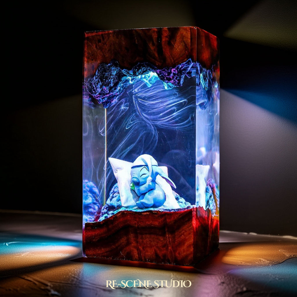 Stitch Resin Lamp V1