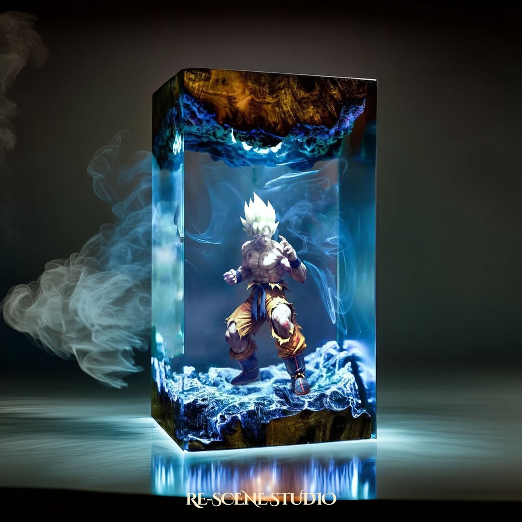 Super Saiyan Goku Resin Lamp