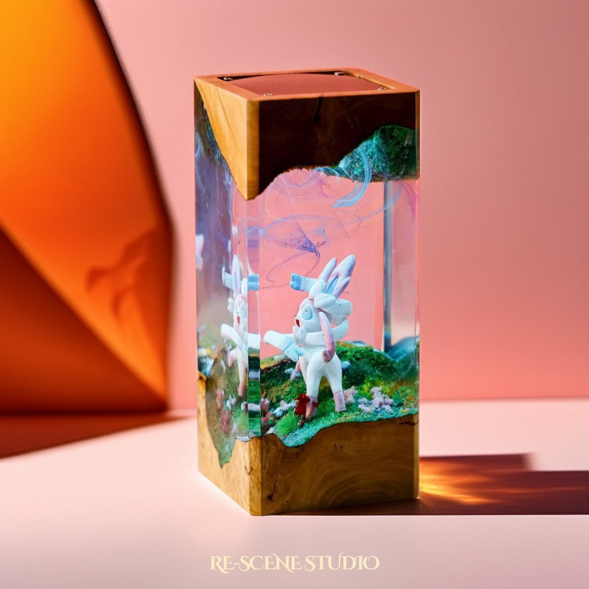 Sylveon Fairy Bloom Resin Lamp — view 2
