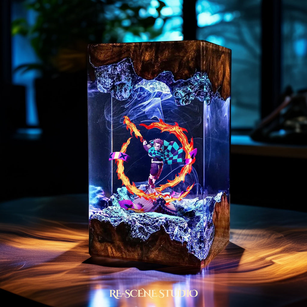 Tanjiro Resin Lamp V2 — view 4