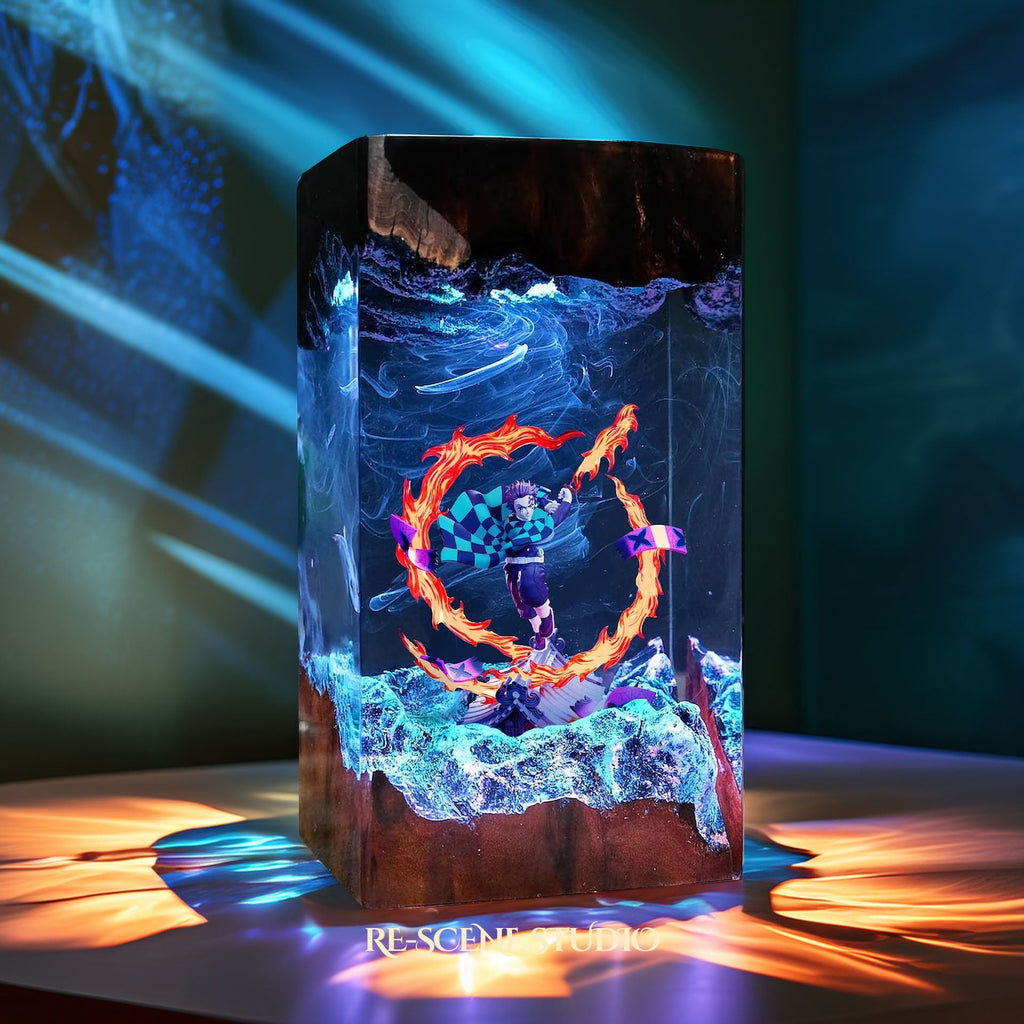 Tanjiro Resin Lamp V2 — view 5