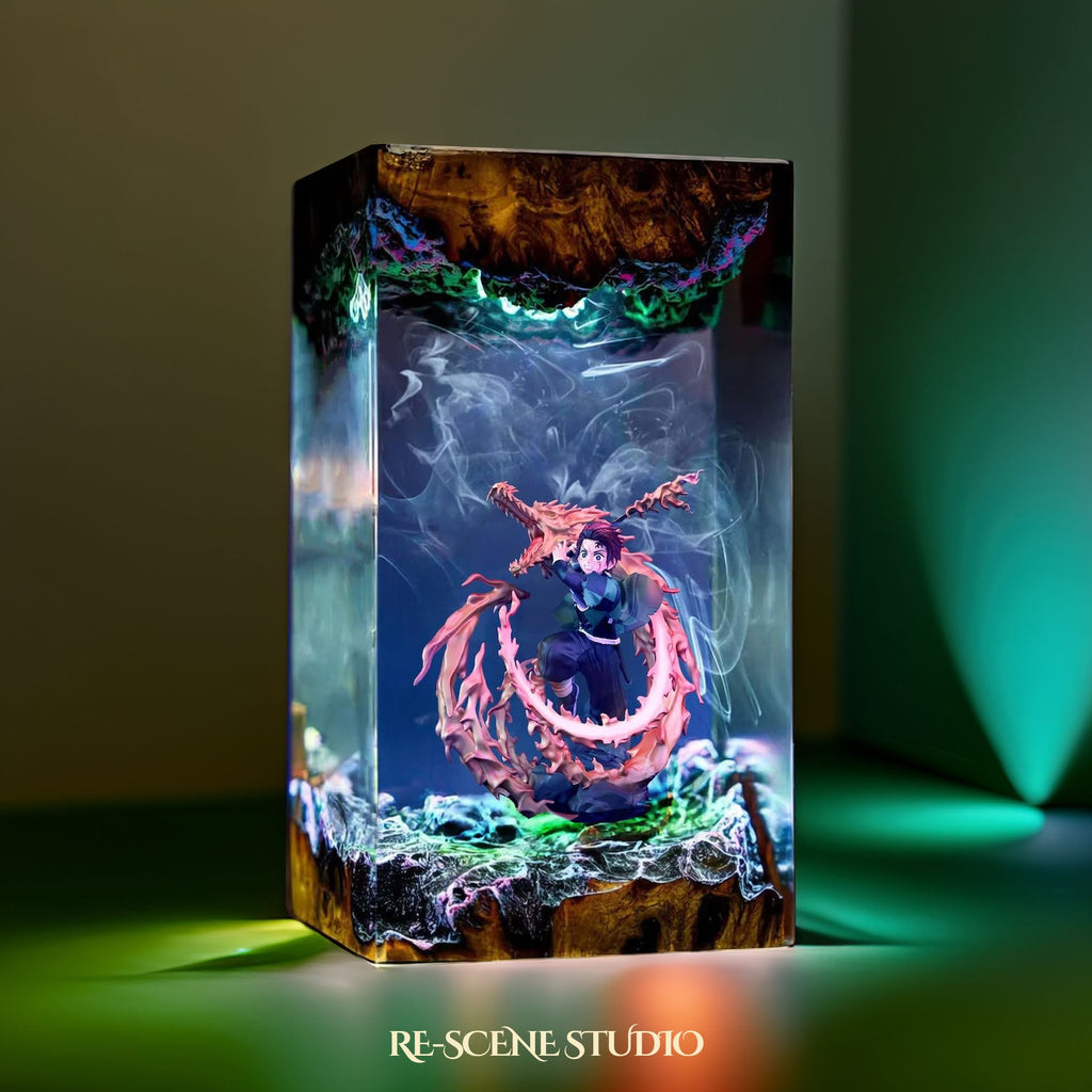 Tanjiro Resin Lamp V3 — view 4