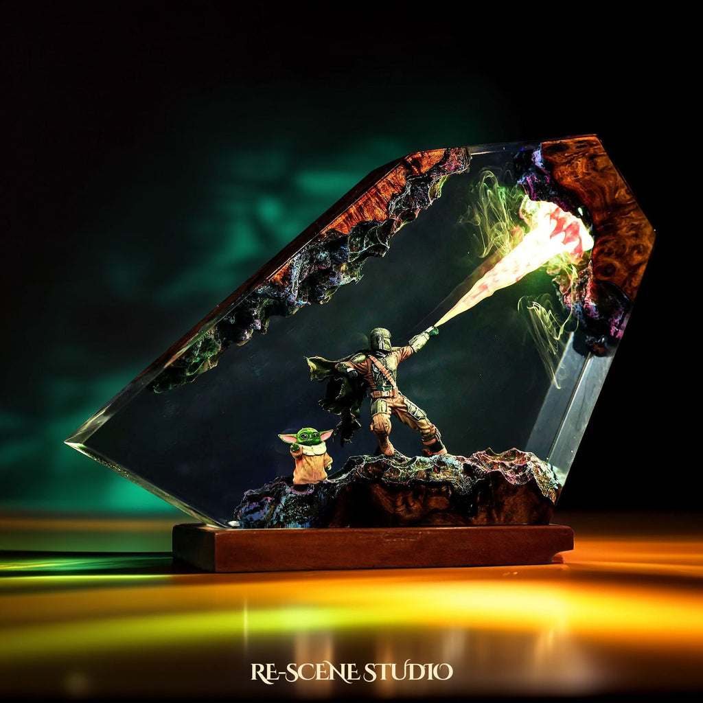 The Mandalorian Resin Lamp — view 6