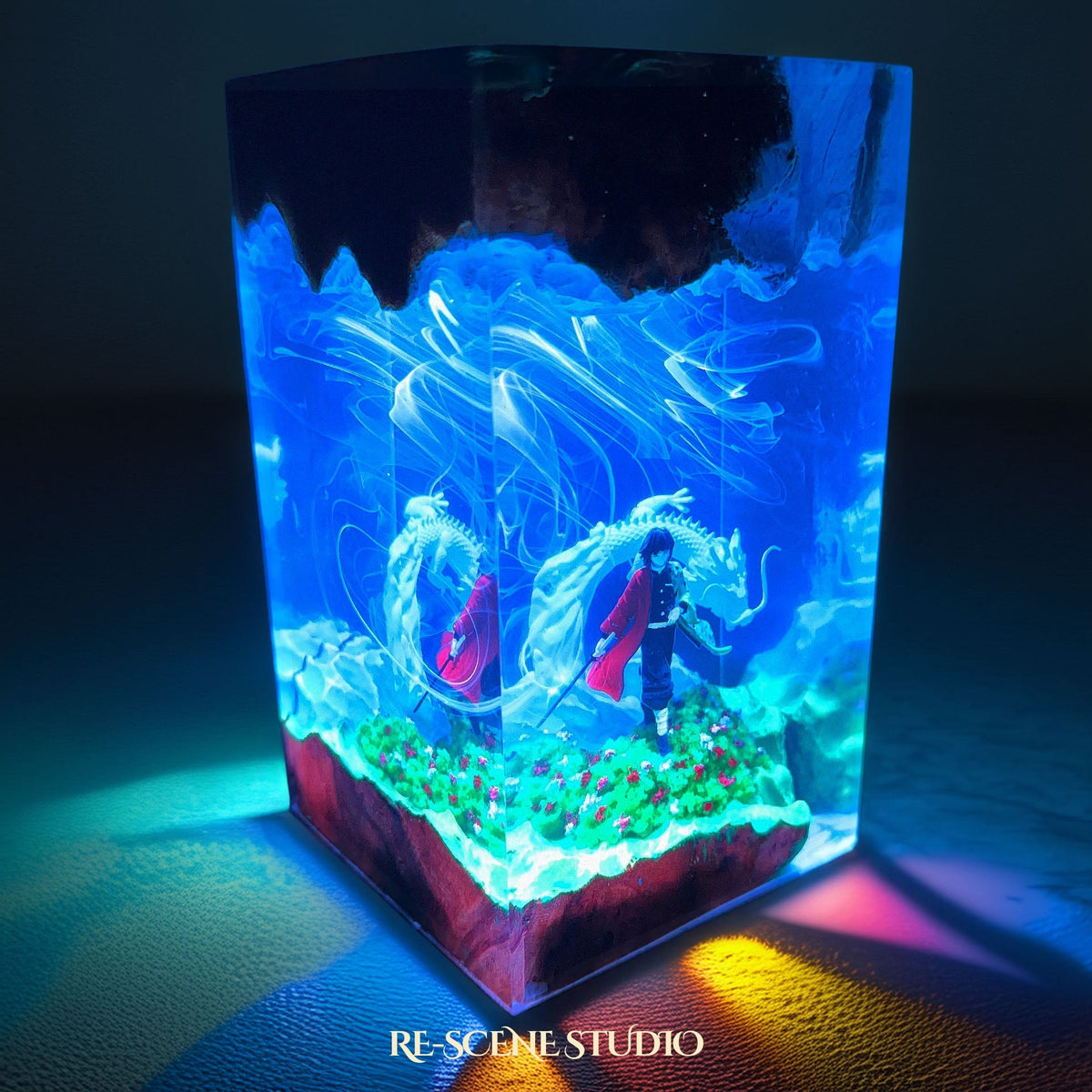 Giyu Tomioka Resin Lamp — view 3