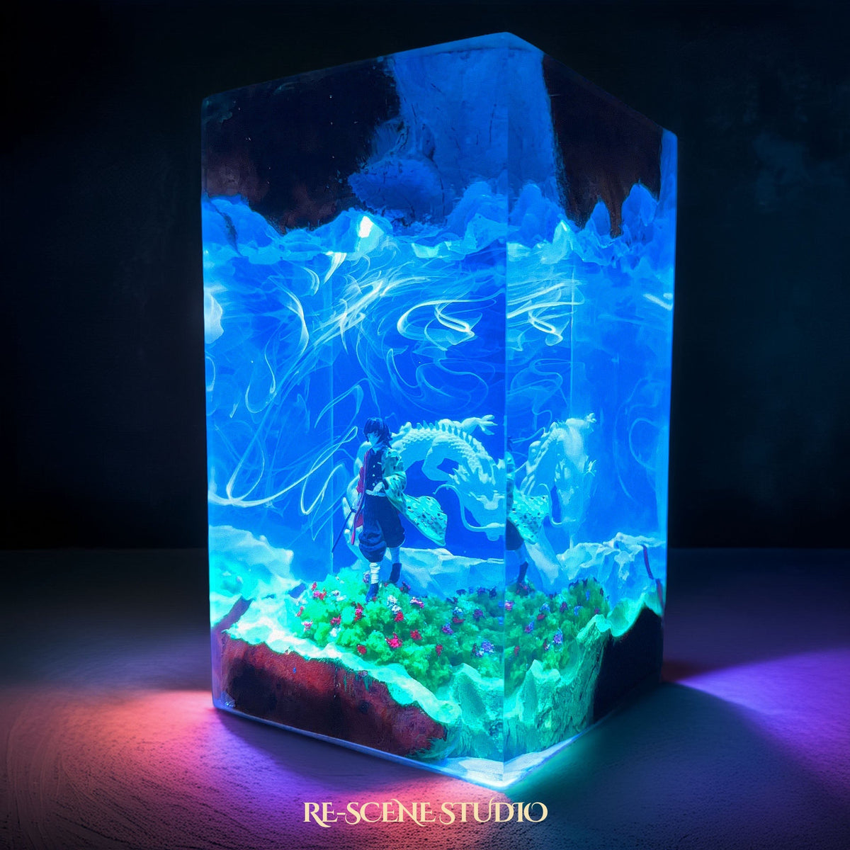 Giyu Tomioka Resin Lamp — view 7