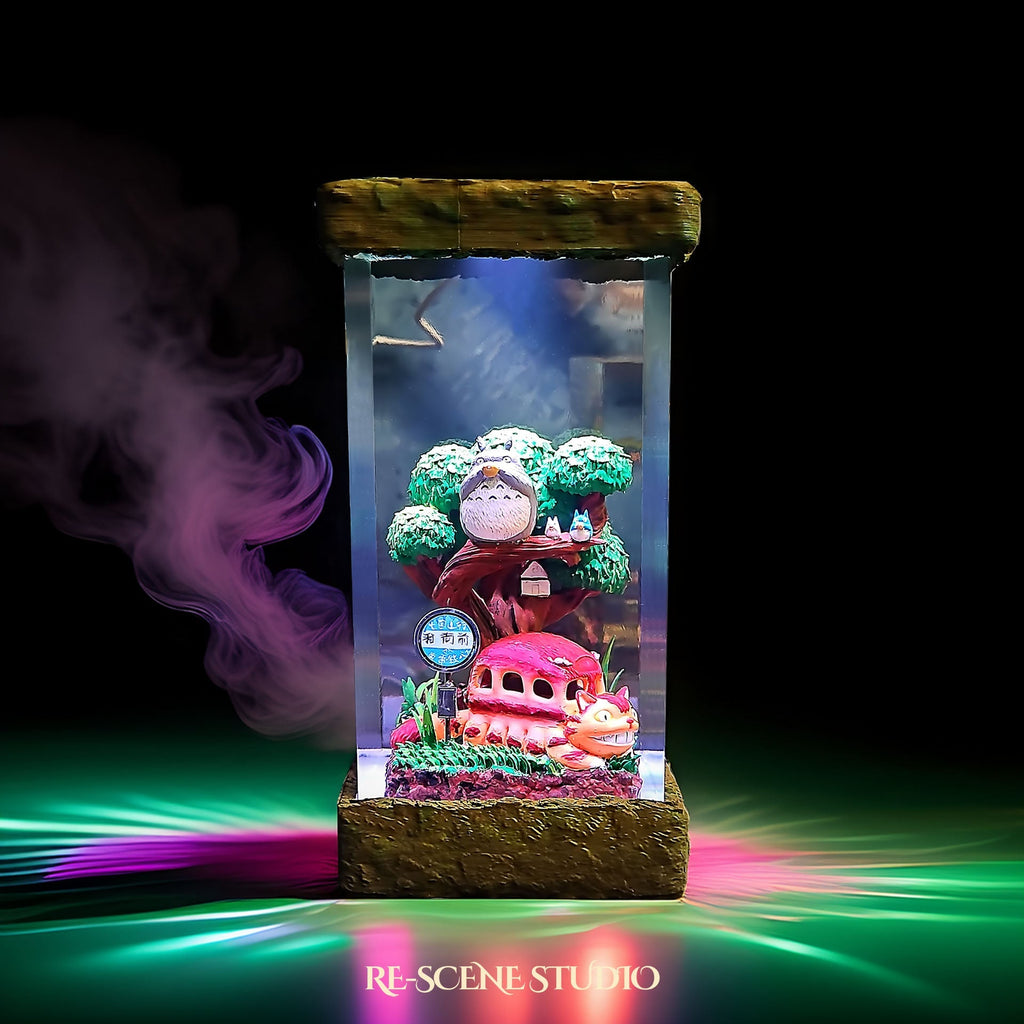 Totoro Resin Lamp