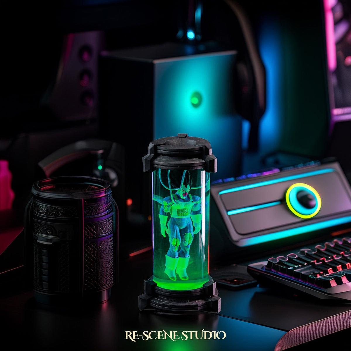 Vegeta Healing Pod Resin Lamp — view 2