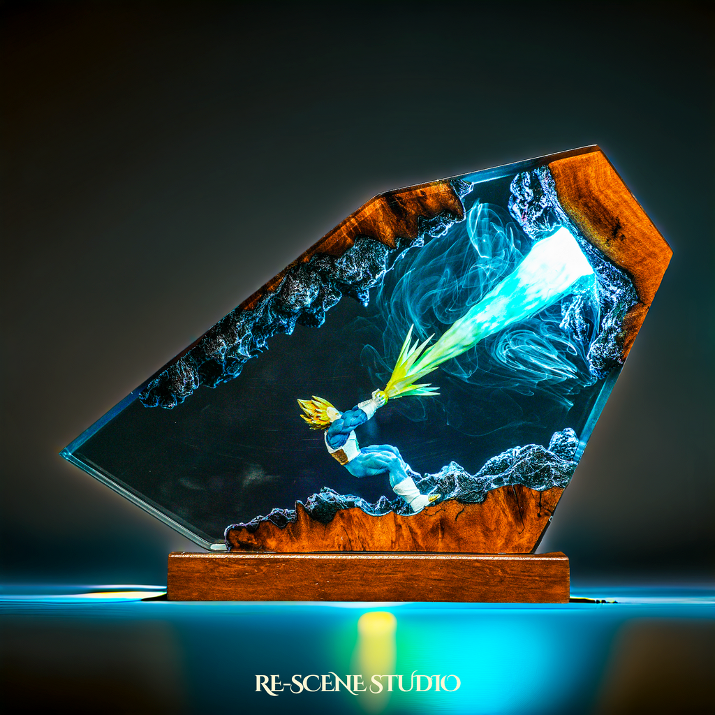 Vegeta Resin Lamp