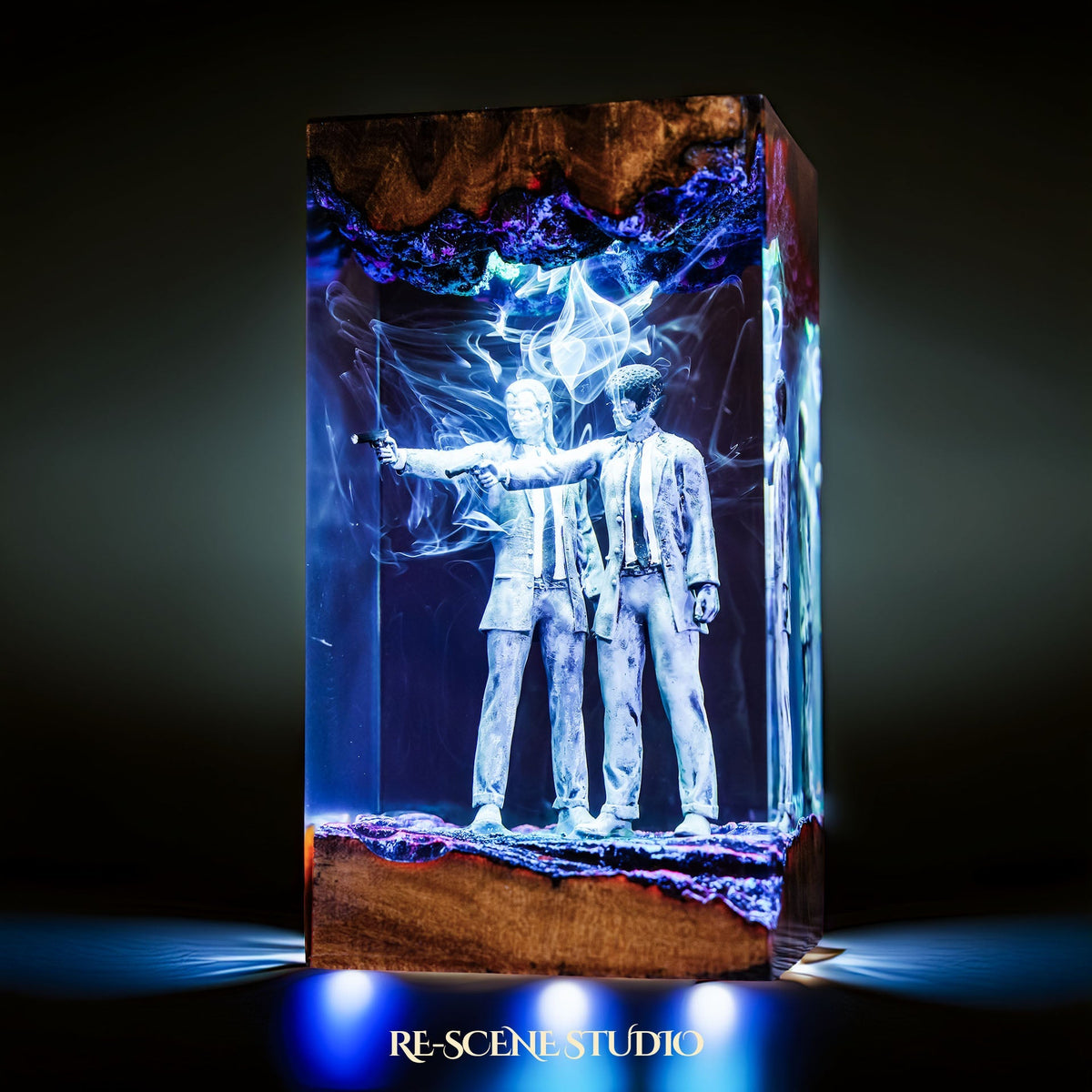 Vincent Vega and Jules Winnfield Resin Lamp — view 4