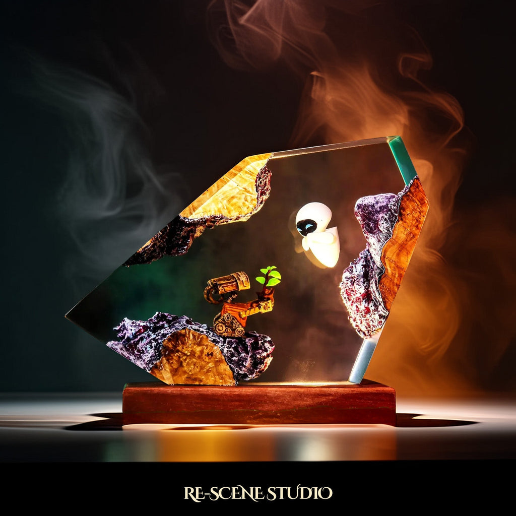 WALL-E & EVE Resin Lamp
