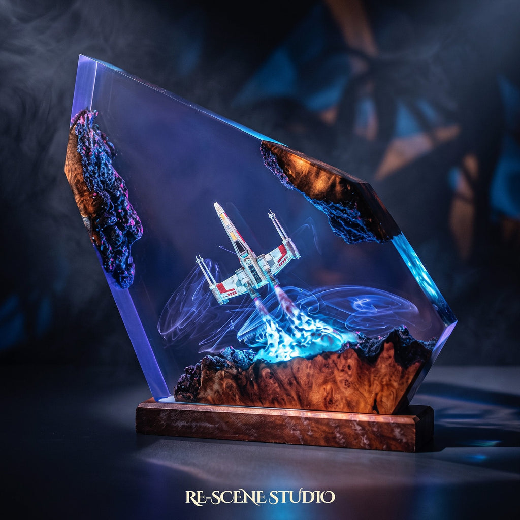 X-Wing Resin Lamp — view 2
