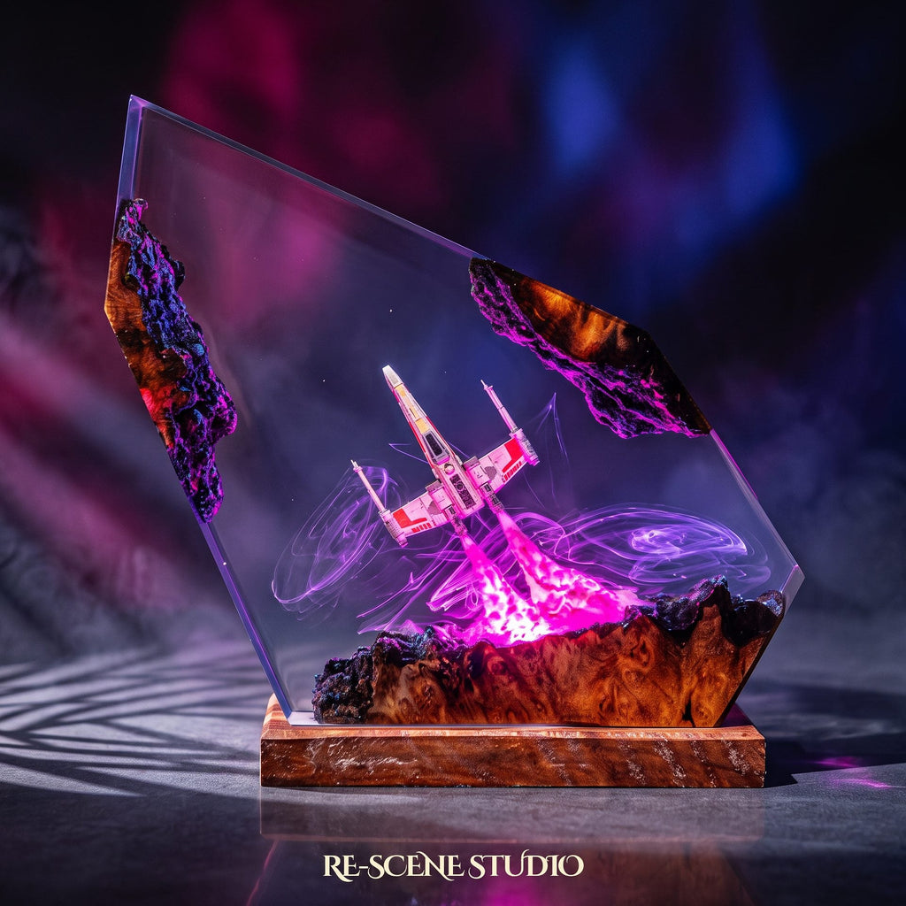 X-Wing Resin Lamp — view 3