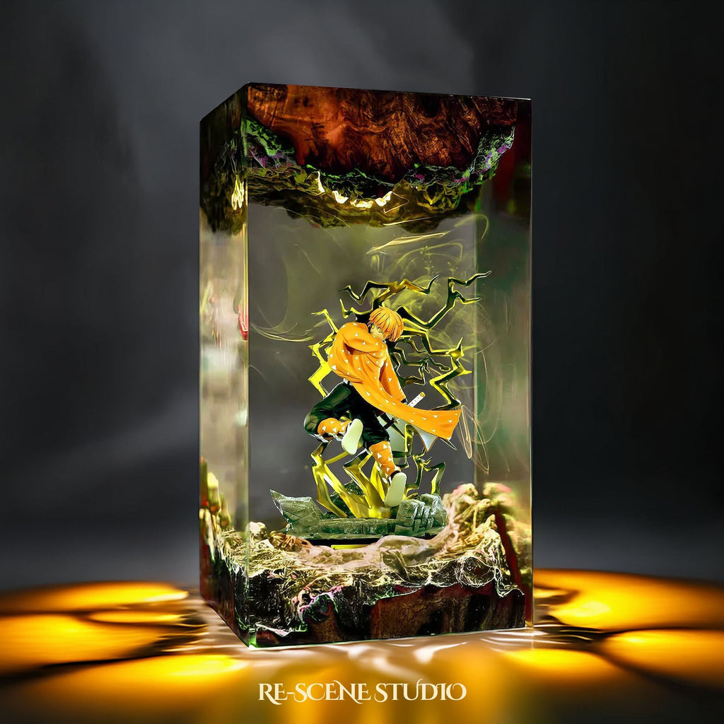Zenitsu Resin Lamp
