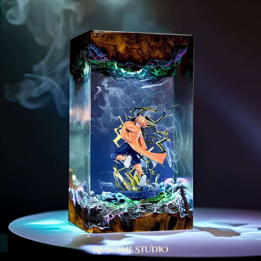 Zenitsu Resin Lamp — view 2