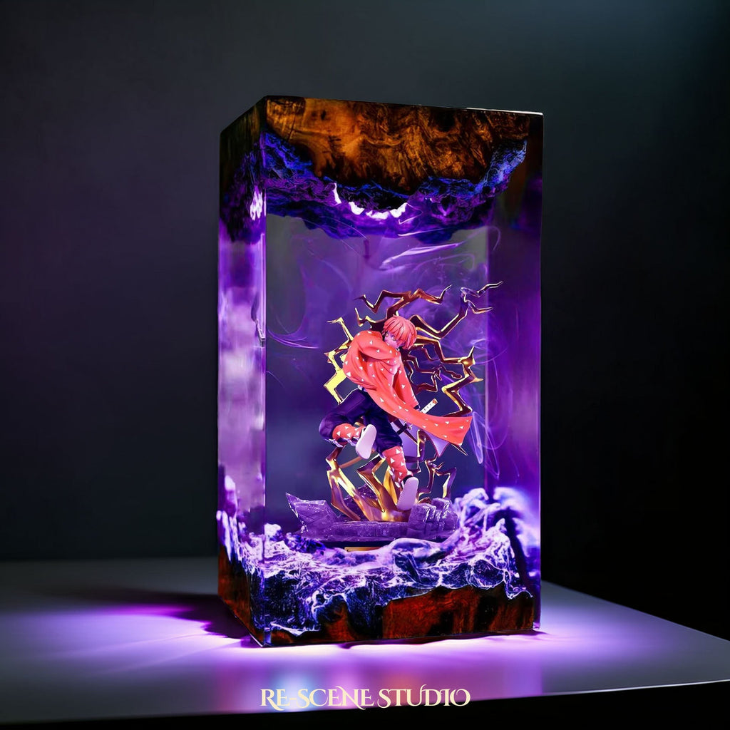 Zenitsu Resin Lamp — view 7