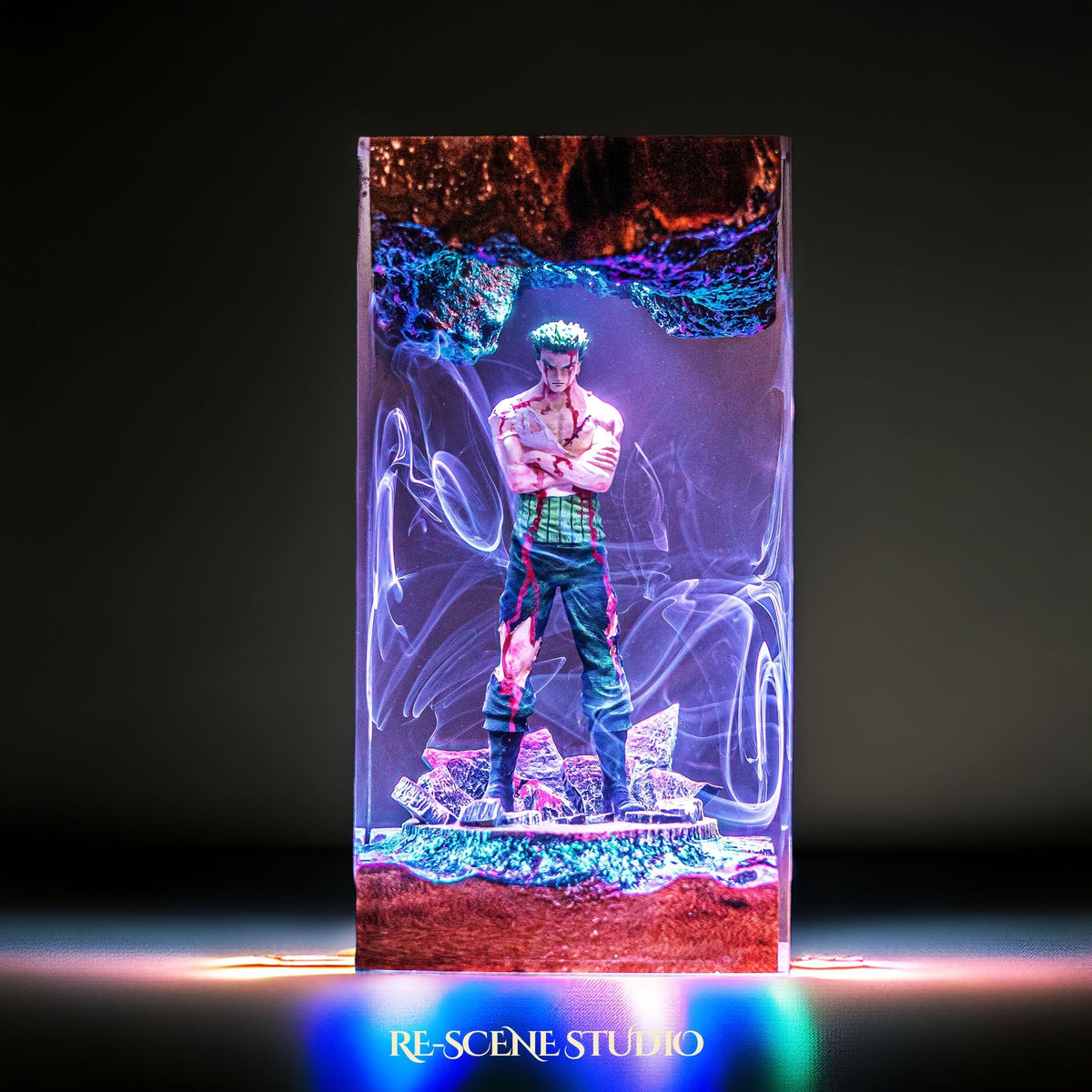 Roronoa Zoro Resin Lamp V4
